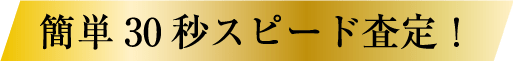 簡単30秒スピード査定！